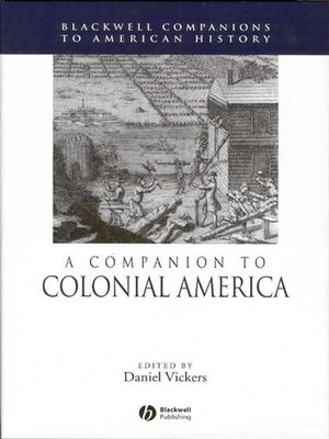 cover image of A Companion to Colonial America